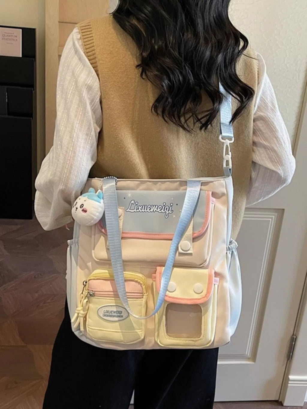 Multi-Pocket Shoulder Bag