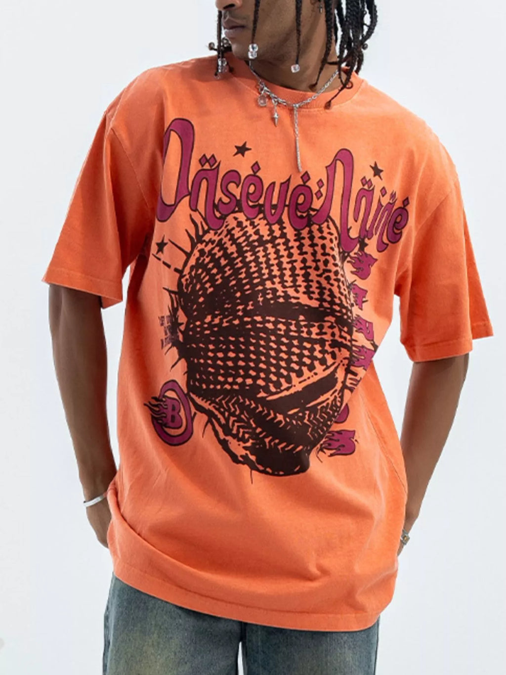 Men's Graphic Round Neck Half Sleeve T-Shirt