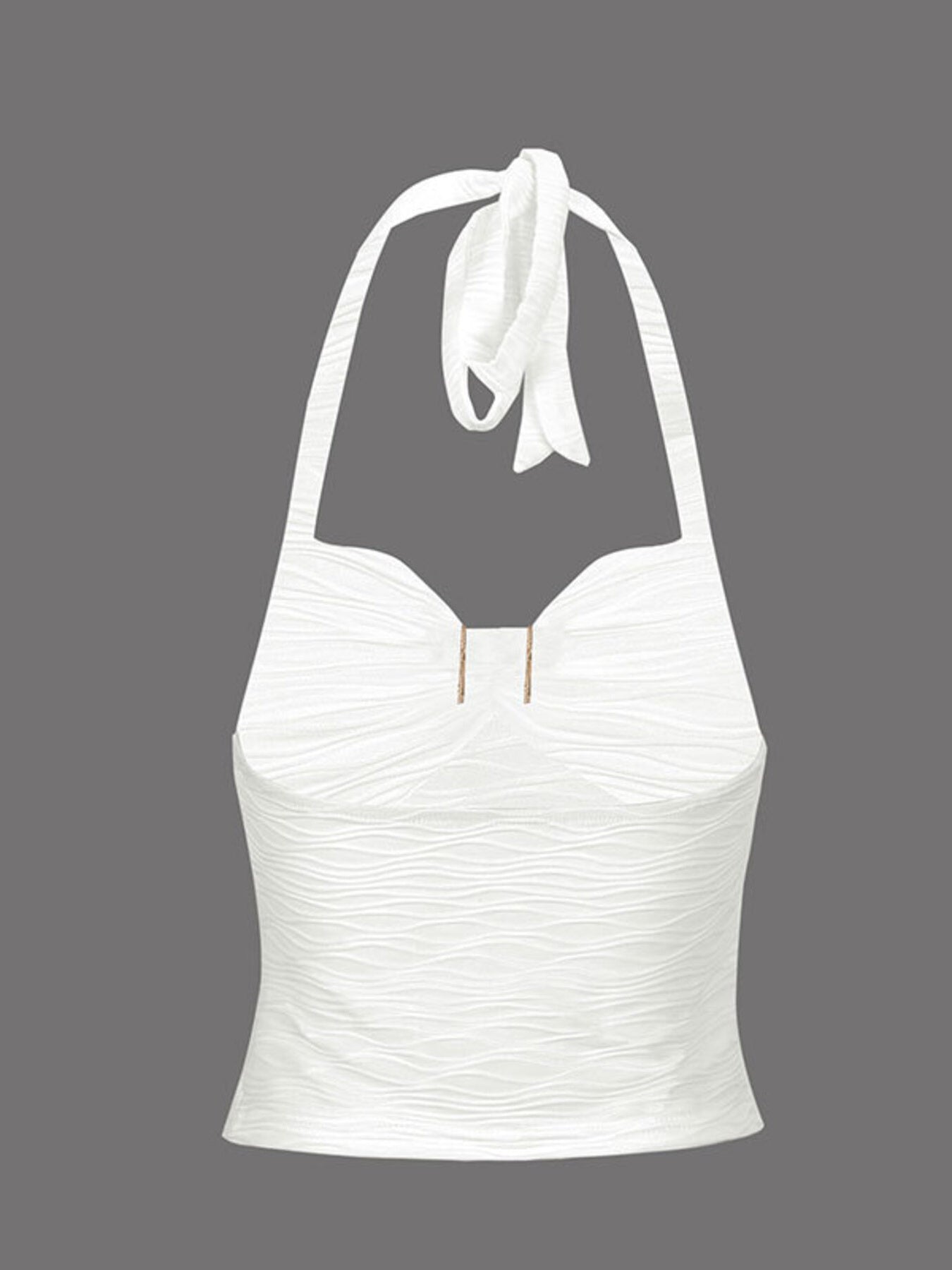 Ruched Halter Neck Cami