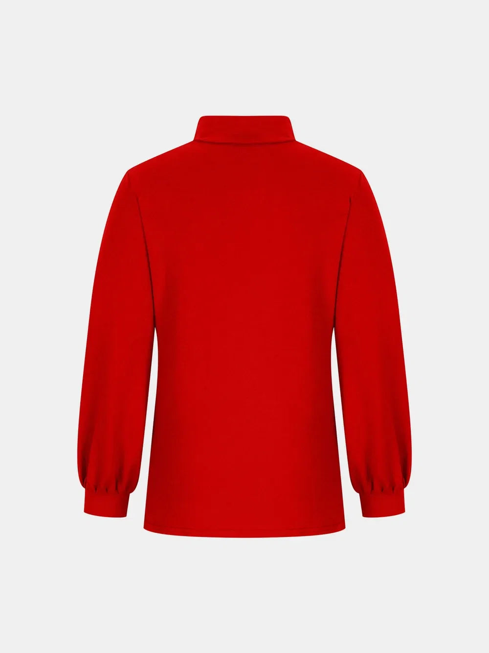 Full Size Mock Neck Long Sleeve T-Shirt