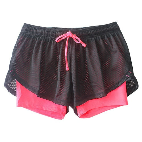 Sport Shorts Women Fitness Clothes Summer Mesh Workout Lulu Running Gym Yoga Shorts