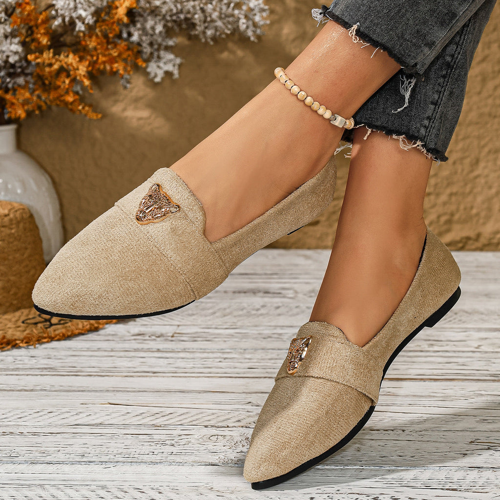 Point Toe Slip-Ons