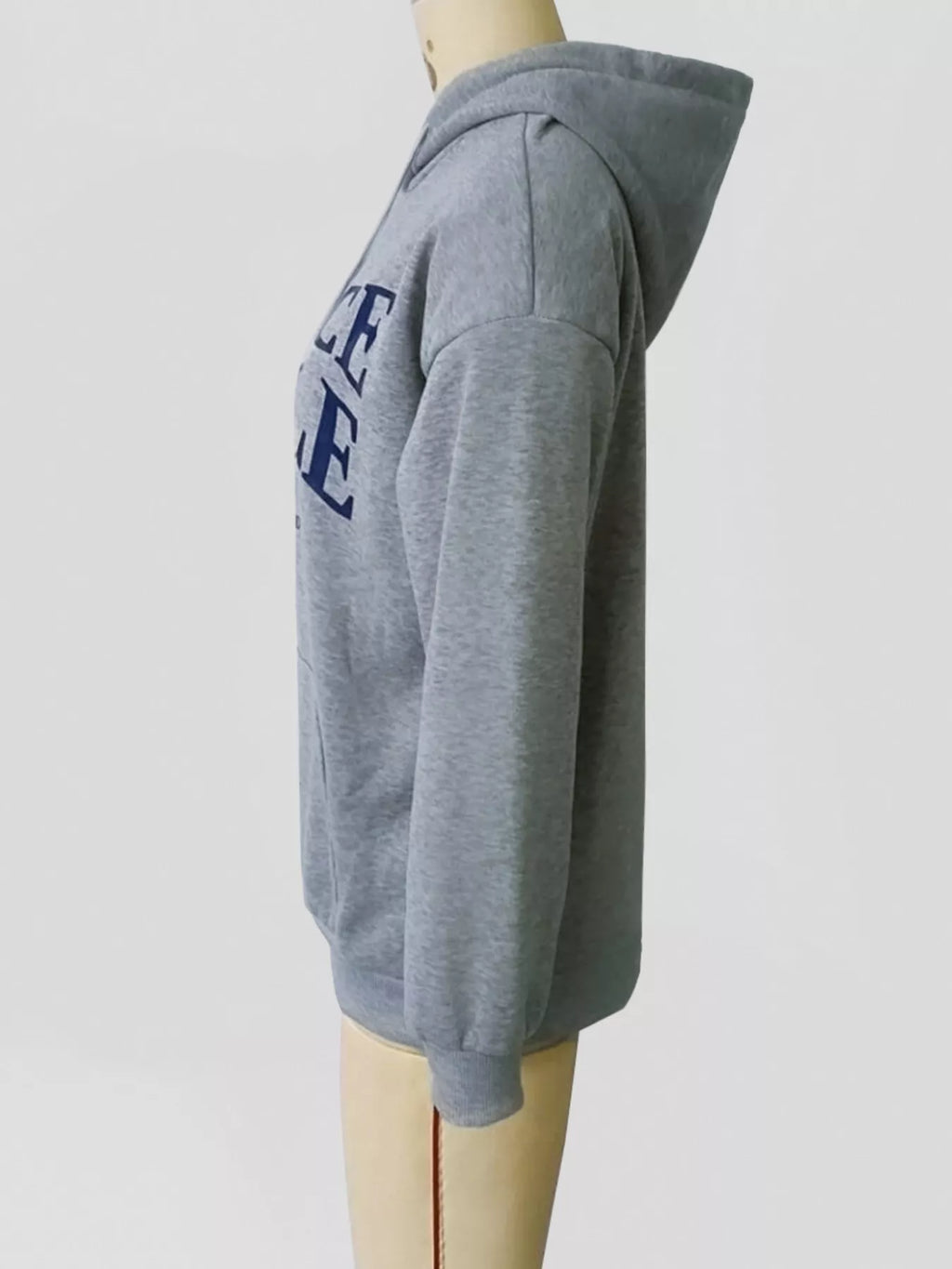 Kangaroo Pocket Drawstring Hoodie