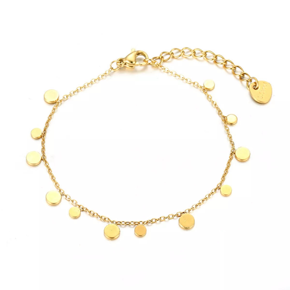 18K Gold-Plated Charm Bracelet