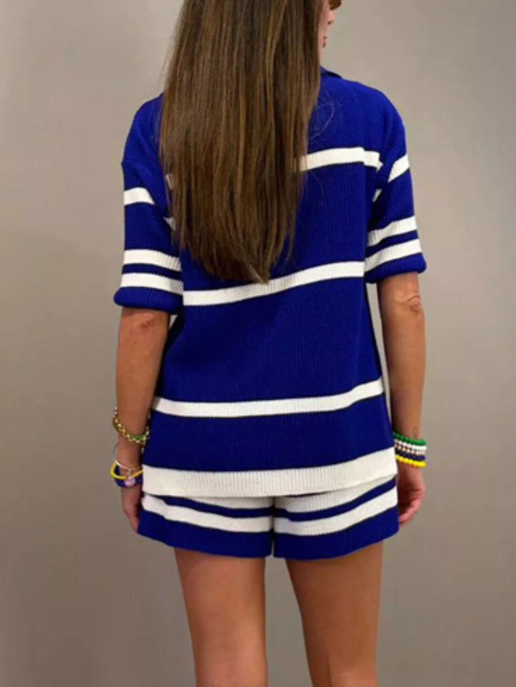 Brasil Two-Tone Top and Shorts Set