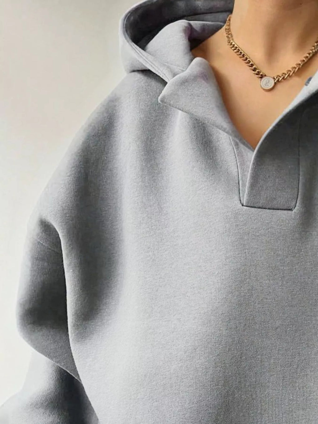 Dropped Shoulder Long Sleeve Sweatshirt