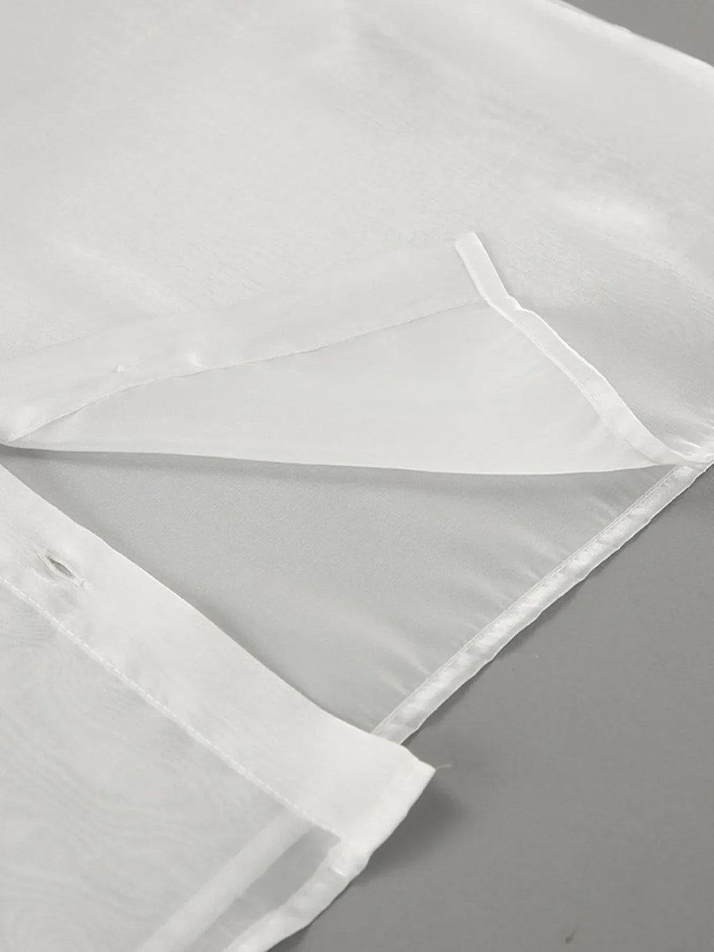Button Up Flounce Sleeve Shirt