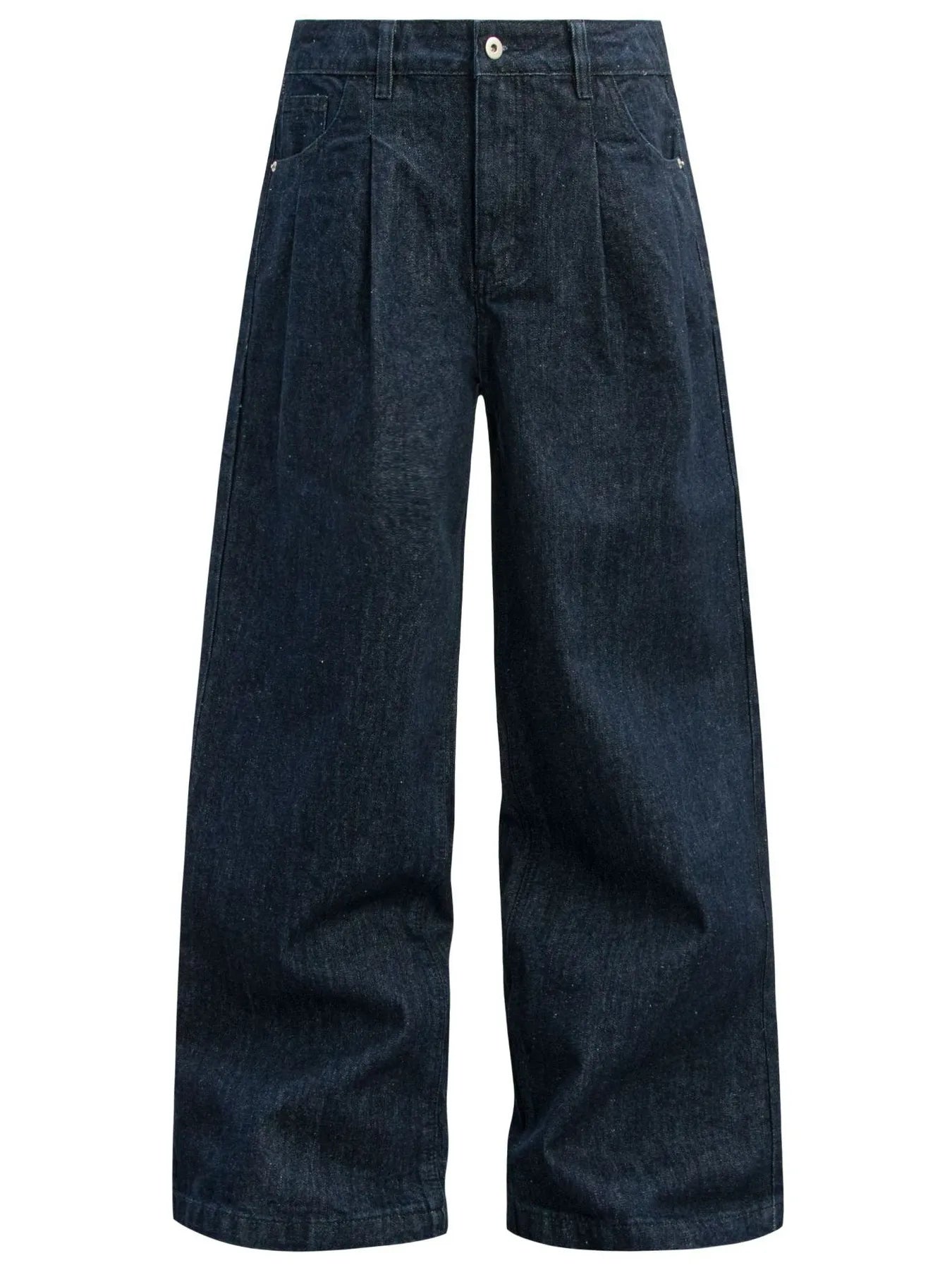 Men's Wash Wide-Leg Jeans