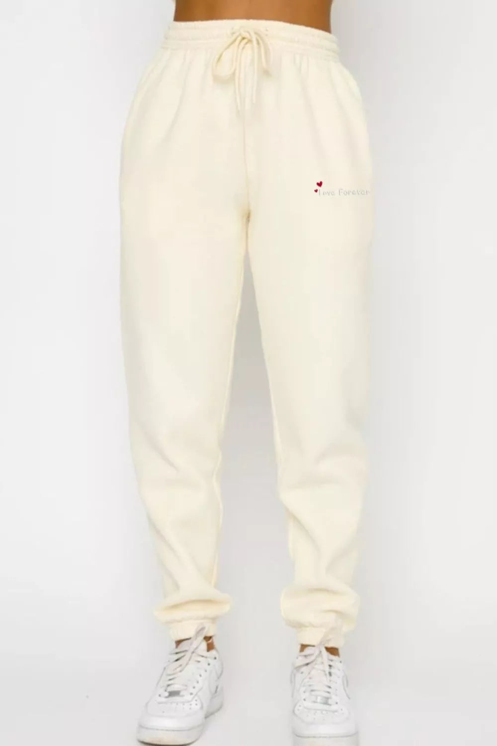 Round Neck Sweatshirt and Joggers Set