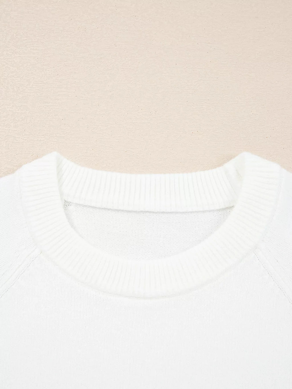 MERRY Letter Pattern Christmas Raglan Sleeve Sweater