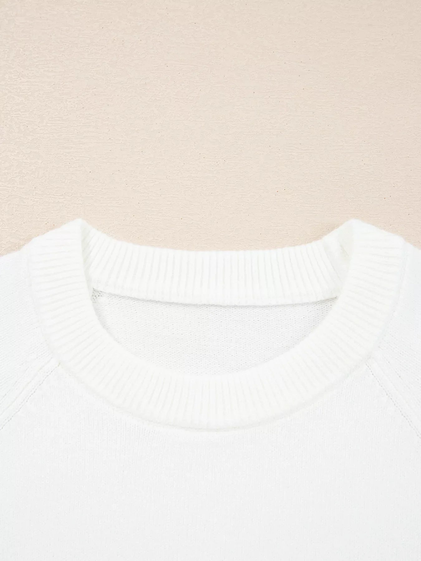 MERRY Letter Pattern Christmas Raglan Sleeve Sweater