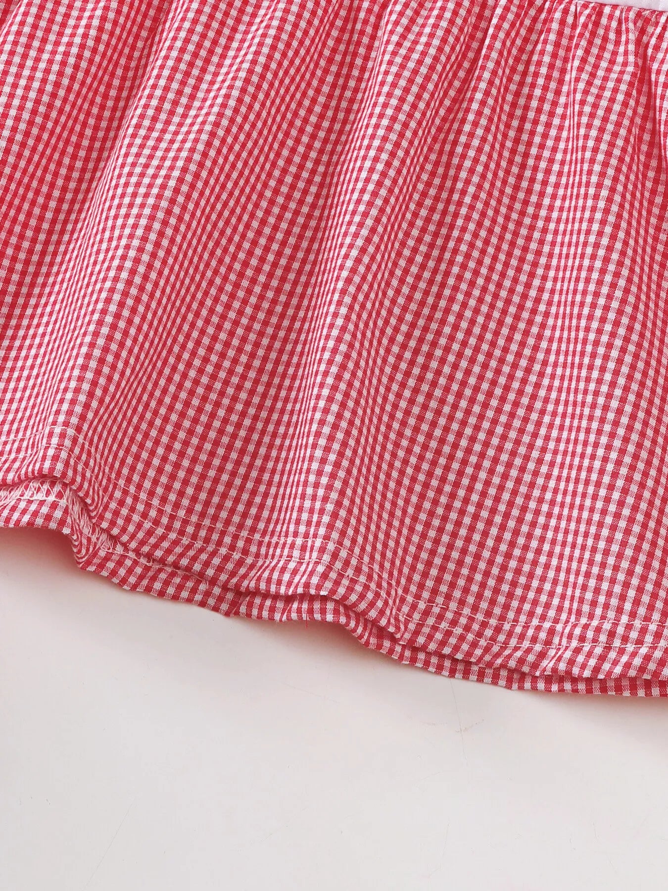 Children's Gingham 'LOVE' Top and Shorts Set
