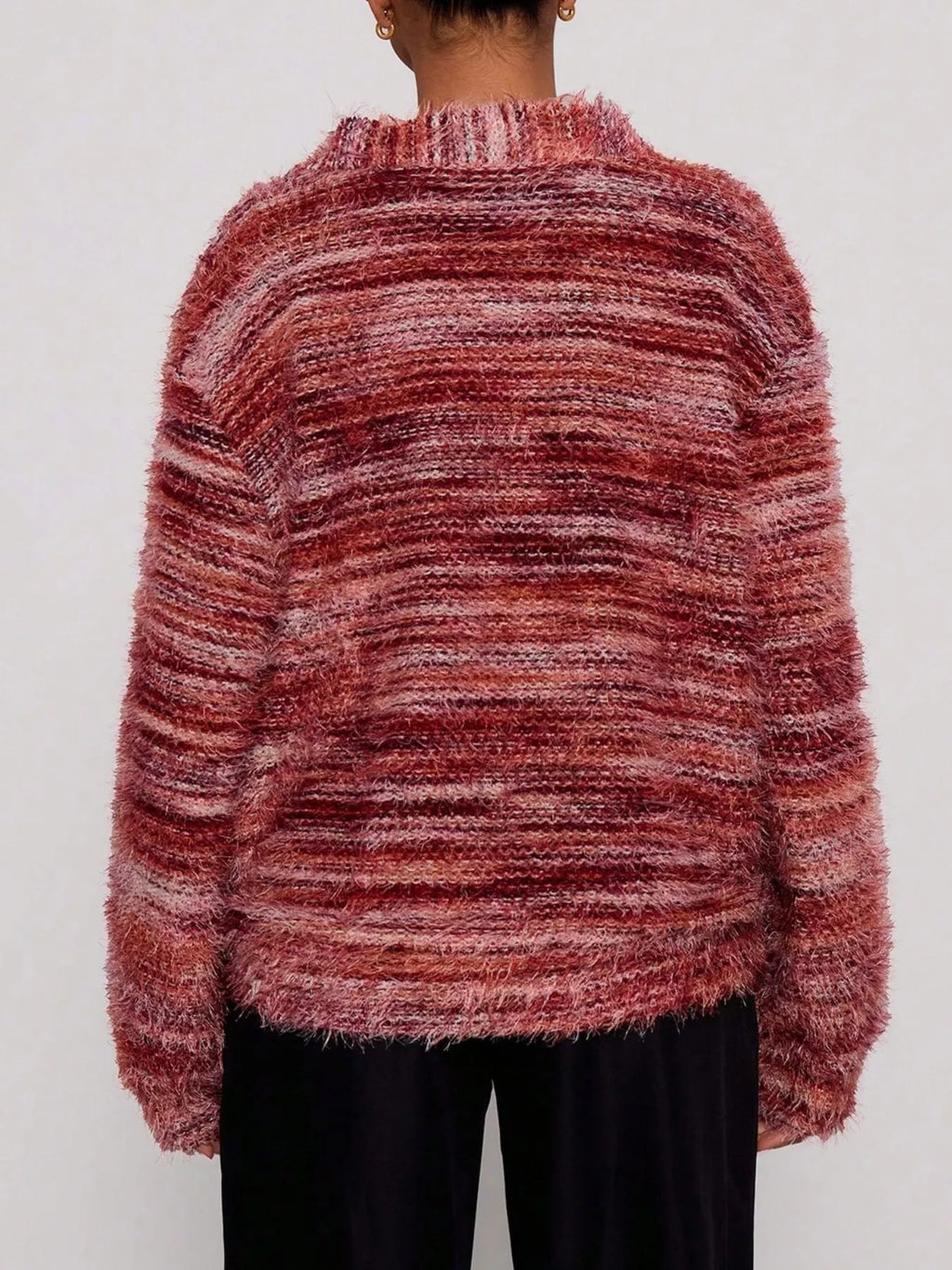 Textured Knit Button-Down Cardigan