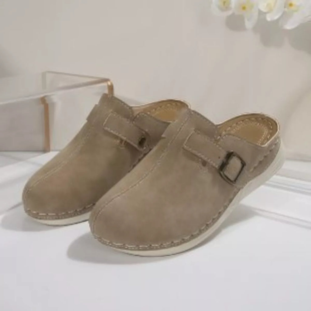 Buckle Accent Slip-Ons