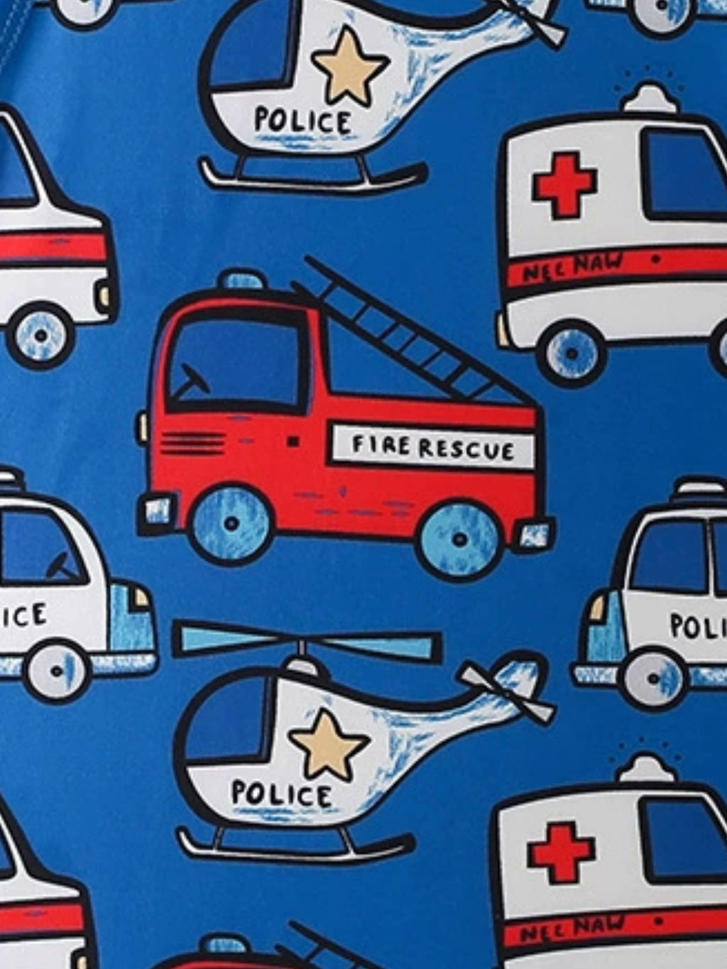 Children's Vehicle Print Tank