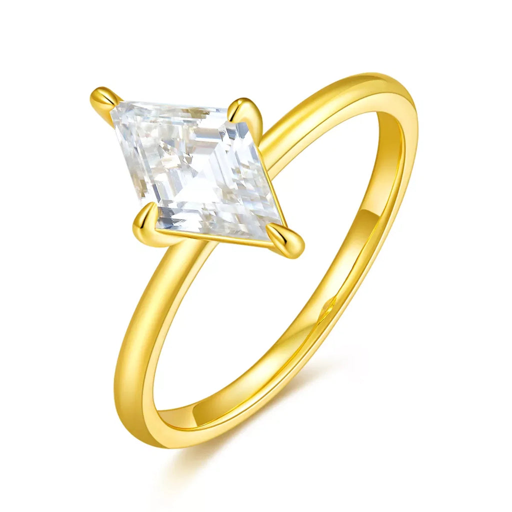 2  Carat Moissanite 925 Sterling Silver Ring