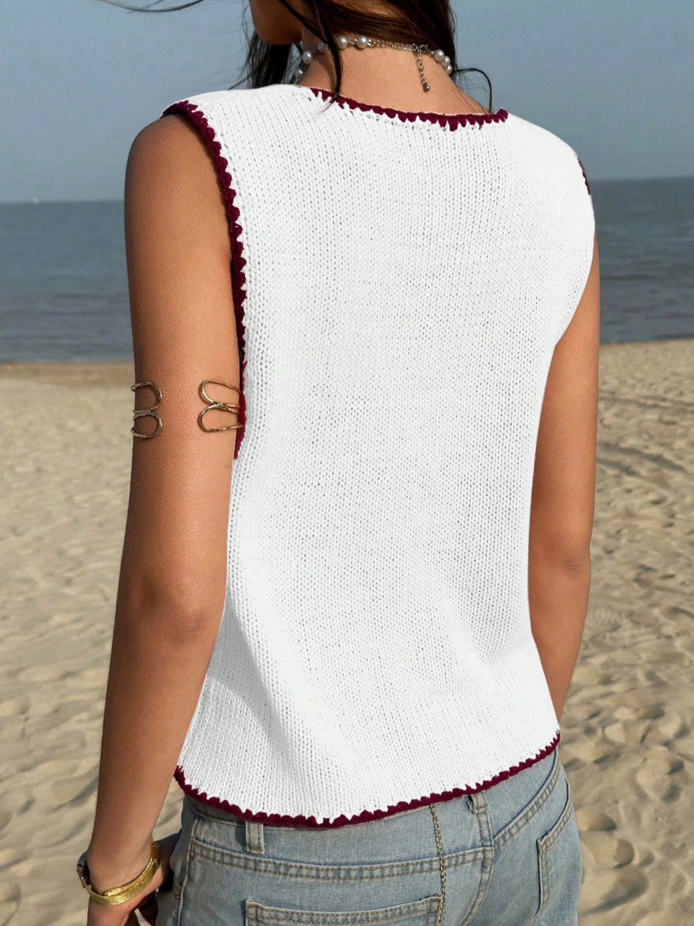 Button-Down Sweater Vest