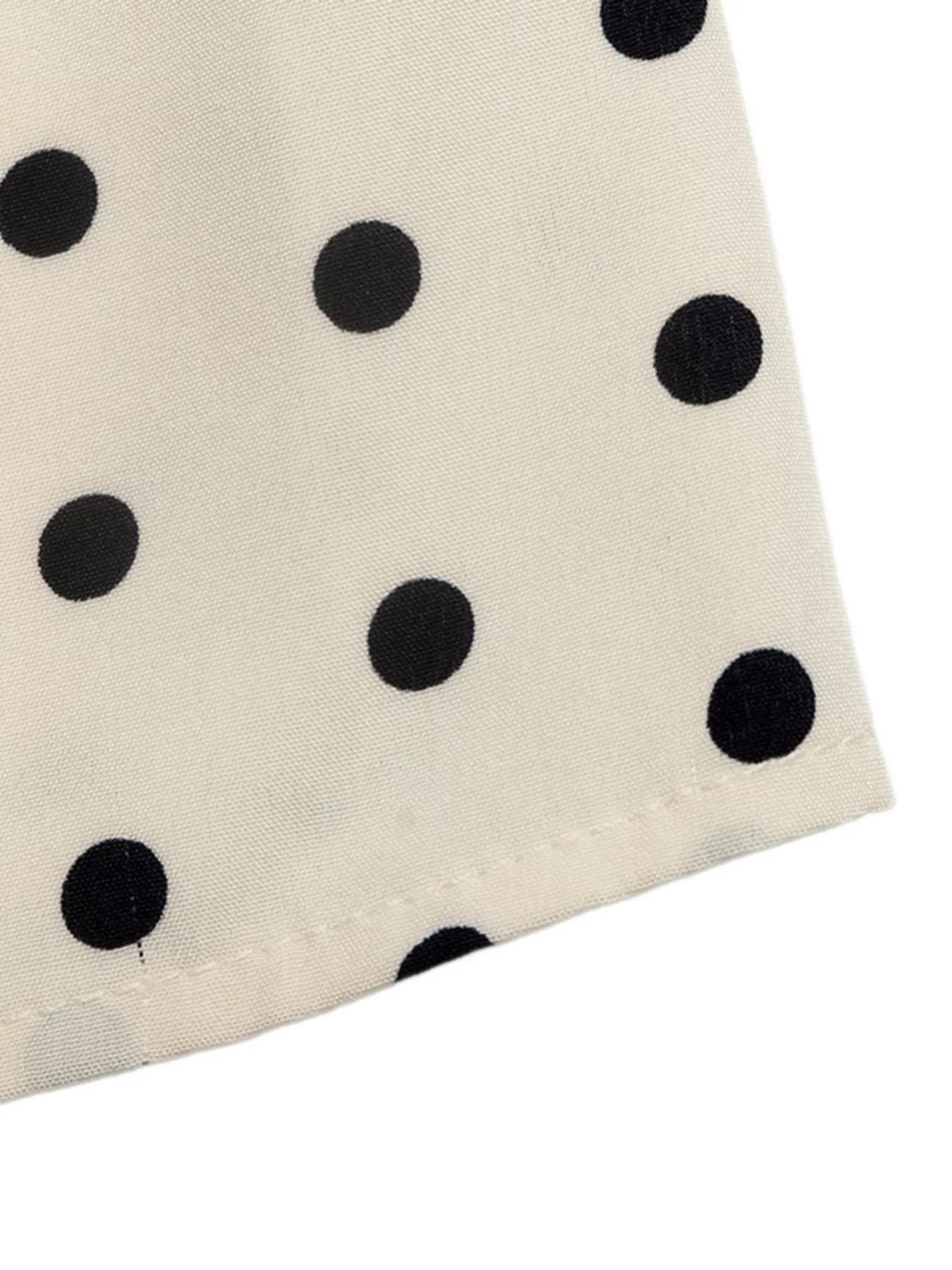 Polka Dot Halter Neck Mini Dress