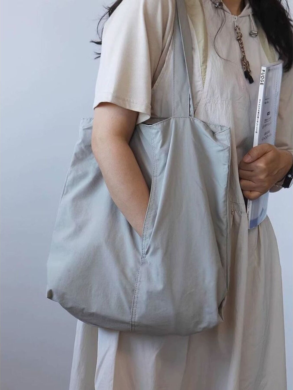 Casual Lightweight Nylon Shoulder Bag