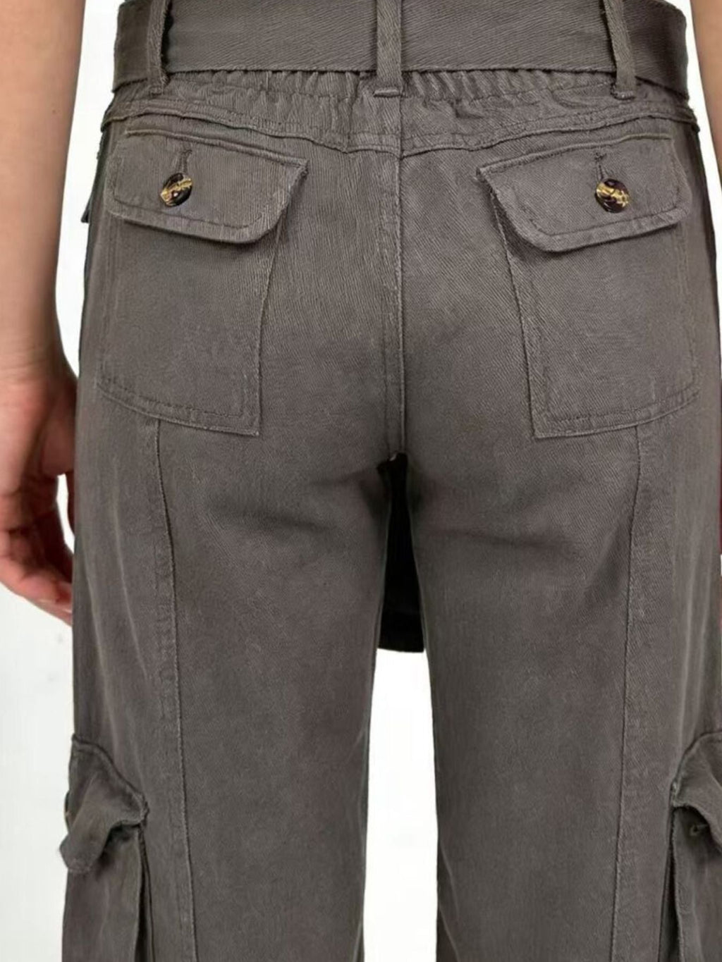 Wide Leg Cargo Jeans
