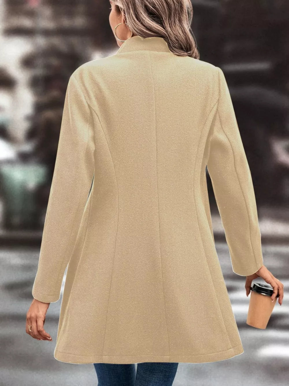 Button Up Longline Coat