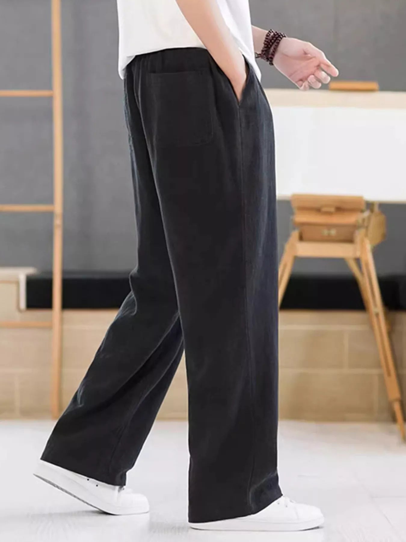 Men's Plus Size Casual Drawstring Pants