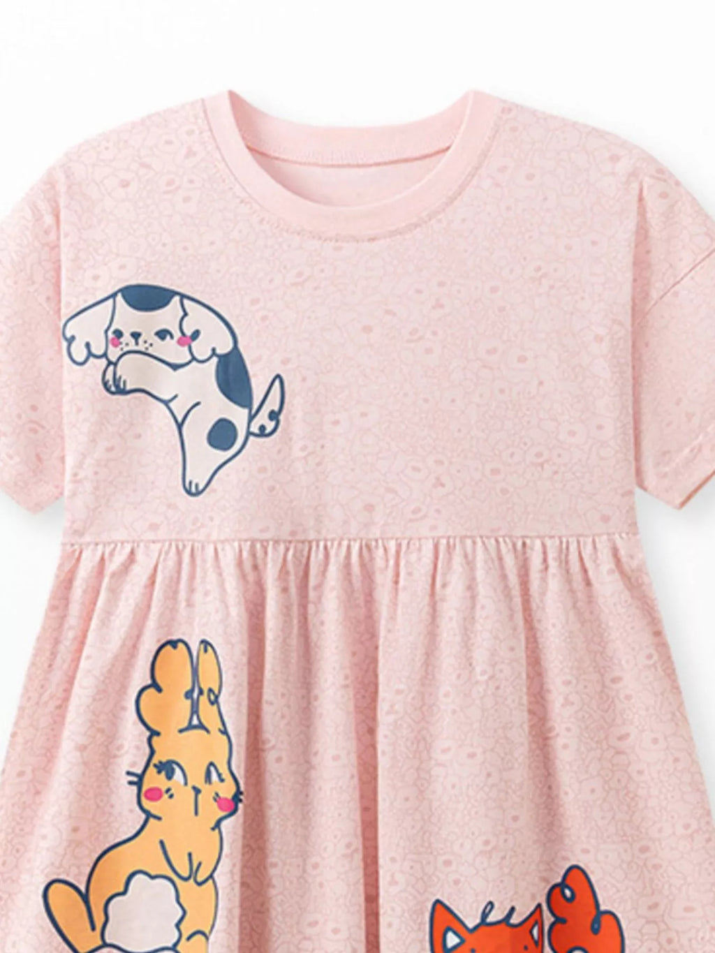 Children's Dinosaur Short Sleeve Dress