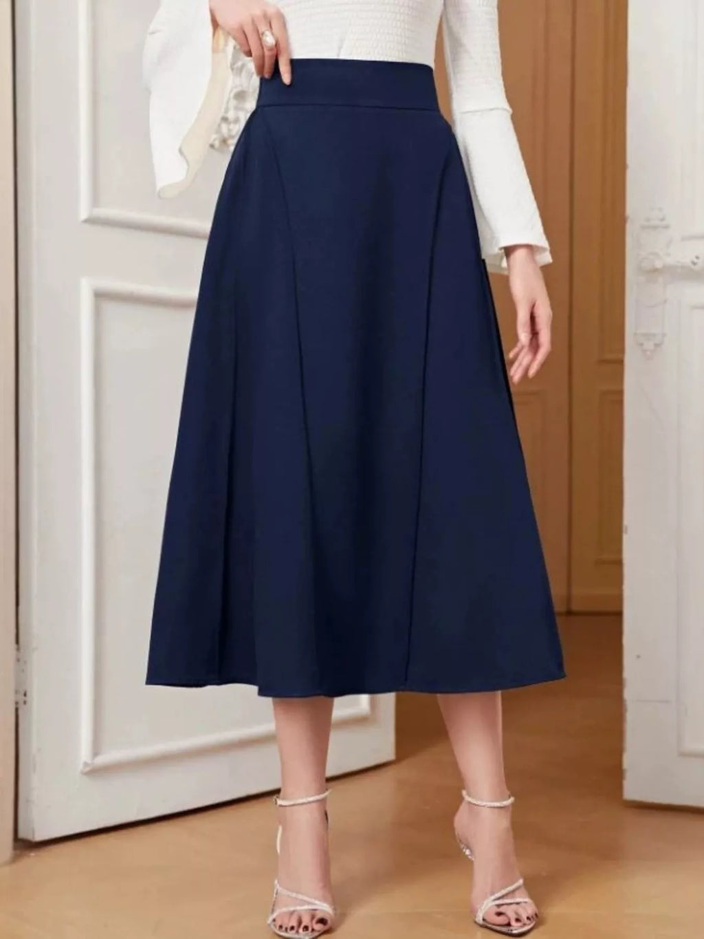 A-Line Midi Skirt