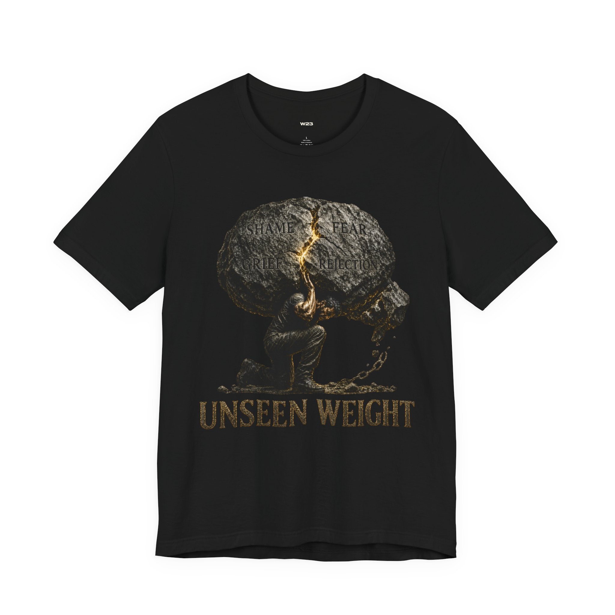 Unseen Weight Graphic Tee | SEEN: Unmasked Collection