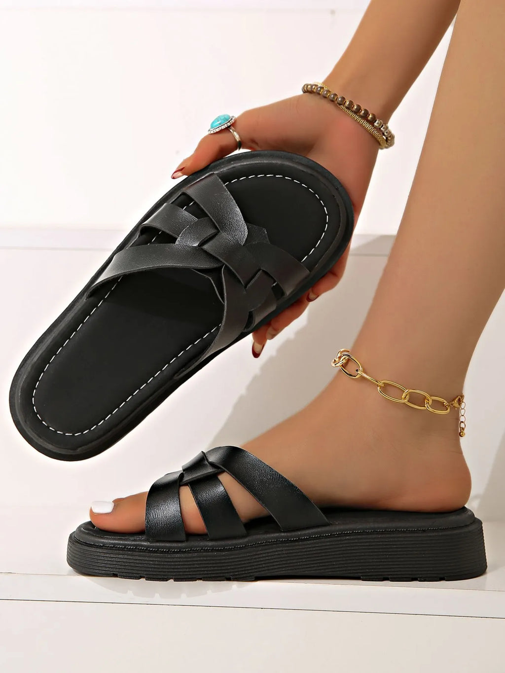 Open Toe Platform Sandals