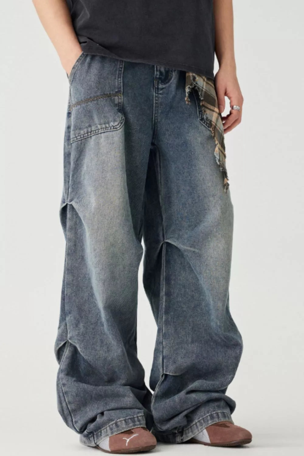Men's Wide Leg Jeans