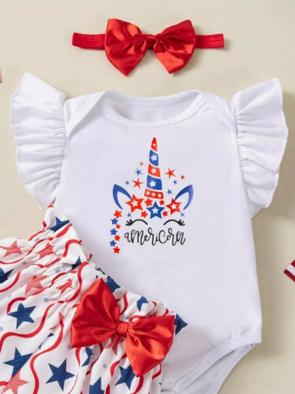 Children's Independence Day Outfit Set