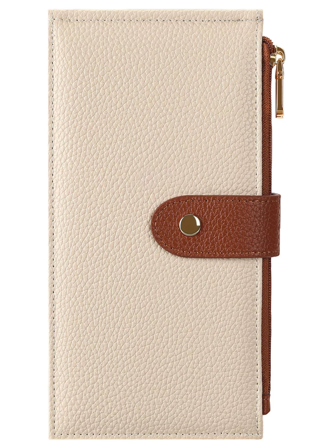 Dual Zipper Long Wallet