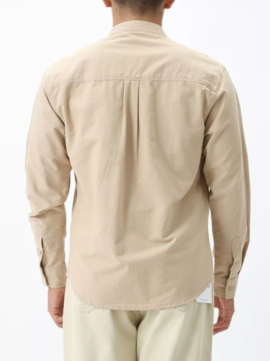 Men's Plus Size Casual Long Sleeve Shirt with Double Chest Pockets