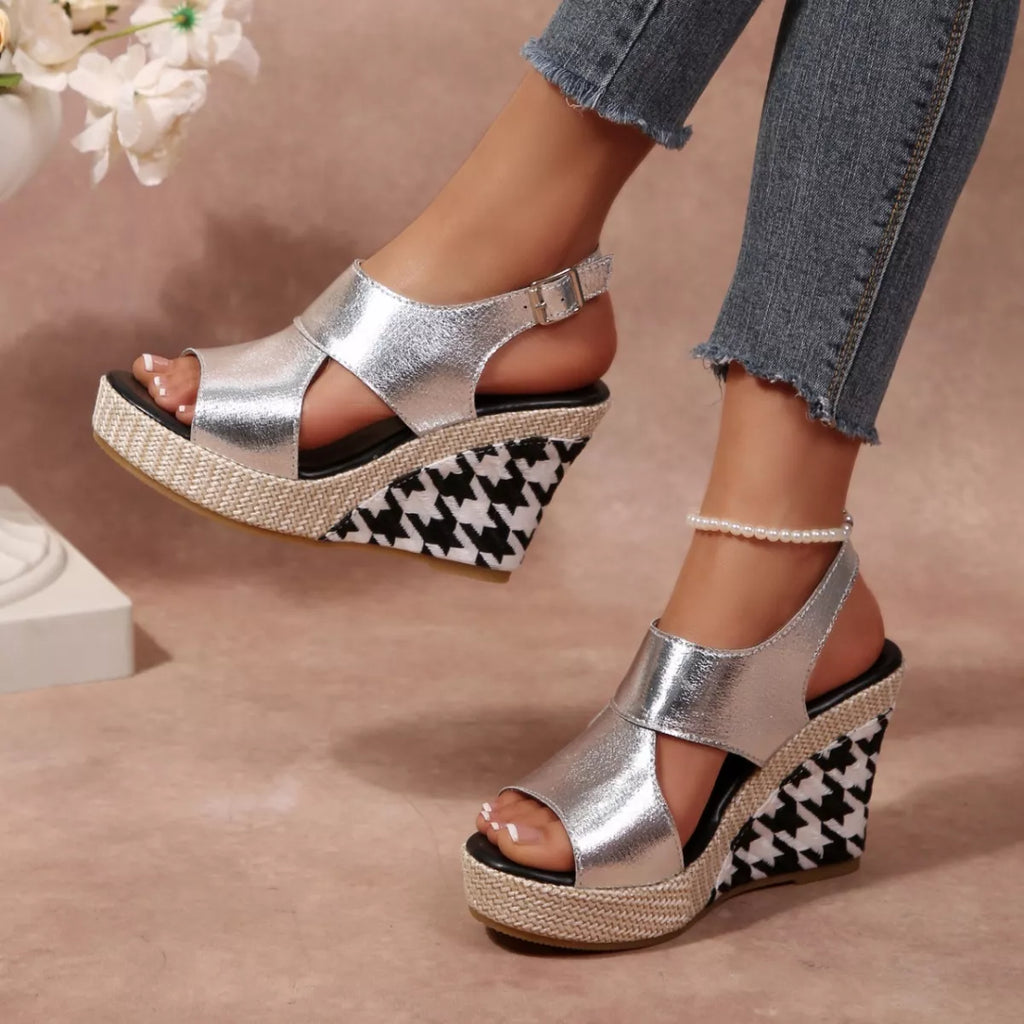 Open Toe Wedge Sandals