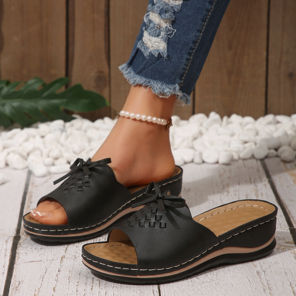 Open Toe Wedge Sandals