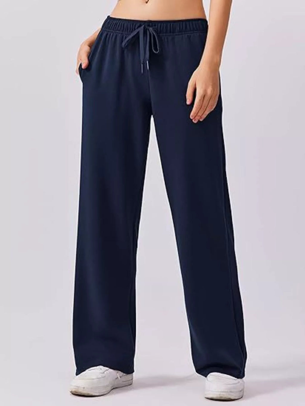 Relaxed Fit Quarter-Zip Top and Pants Set