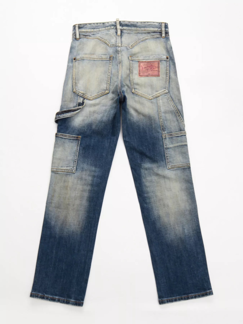 Men's Distressed Wash Jeans