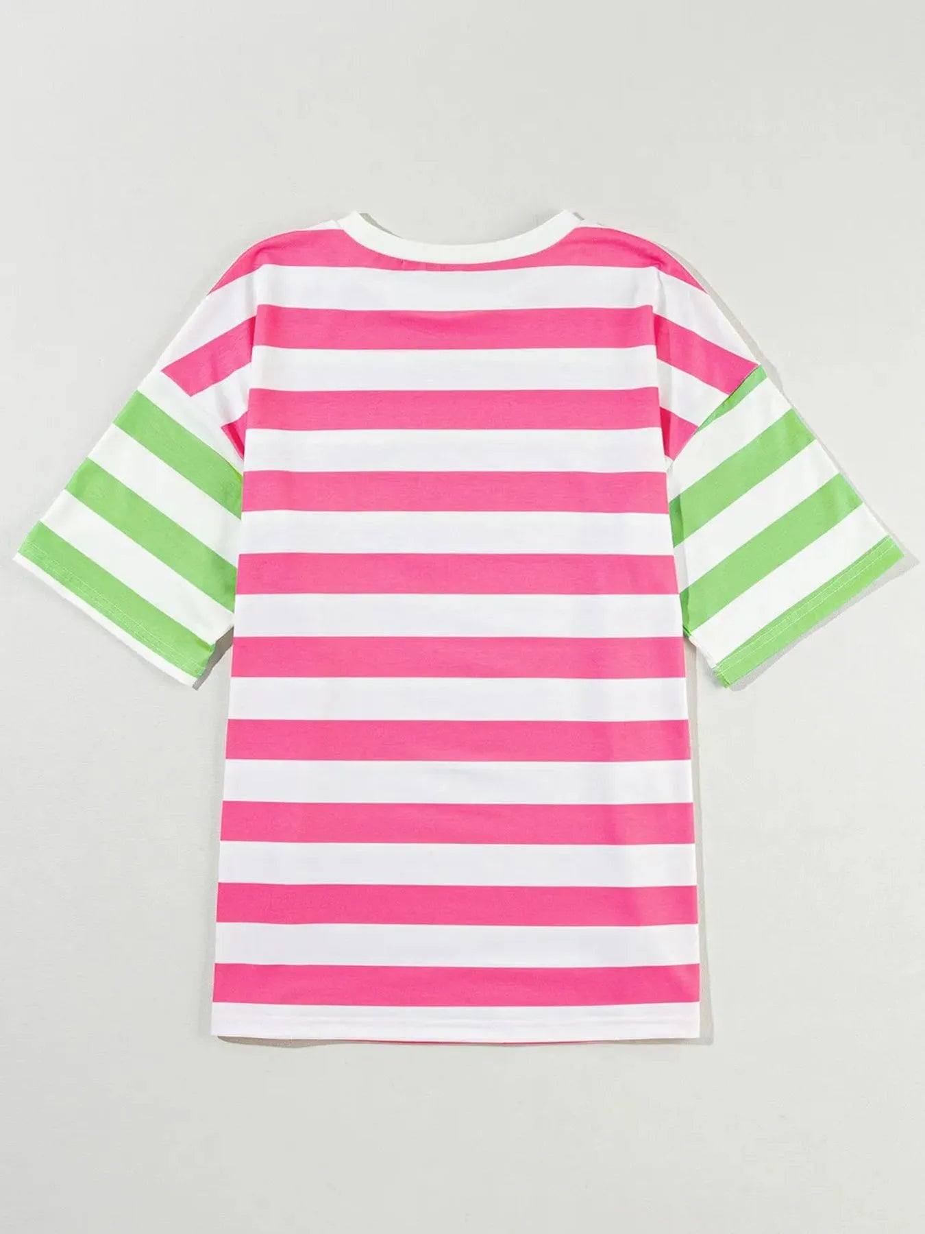 Striped Oversized Short Sleeve T-Shirt