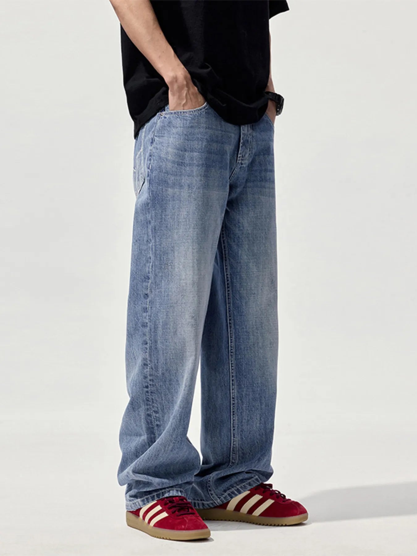 Men's Wide Leg Jeans