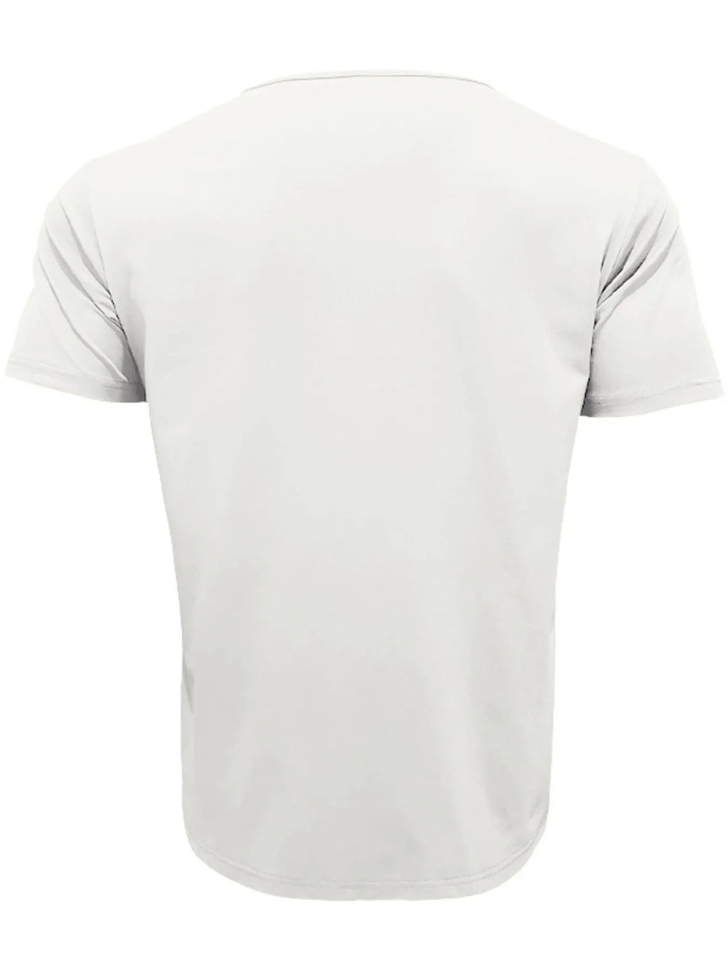Men's Full Size Pocketed V-Neck T-Shirt Plus Size