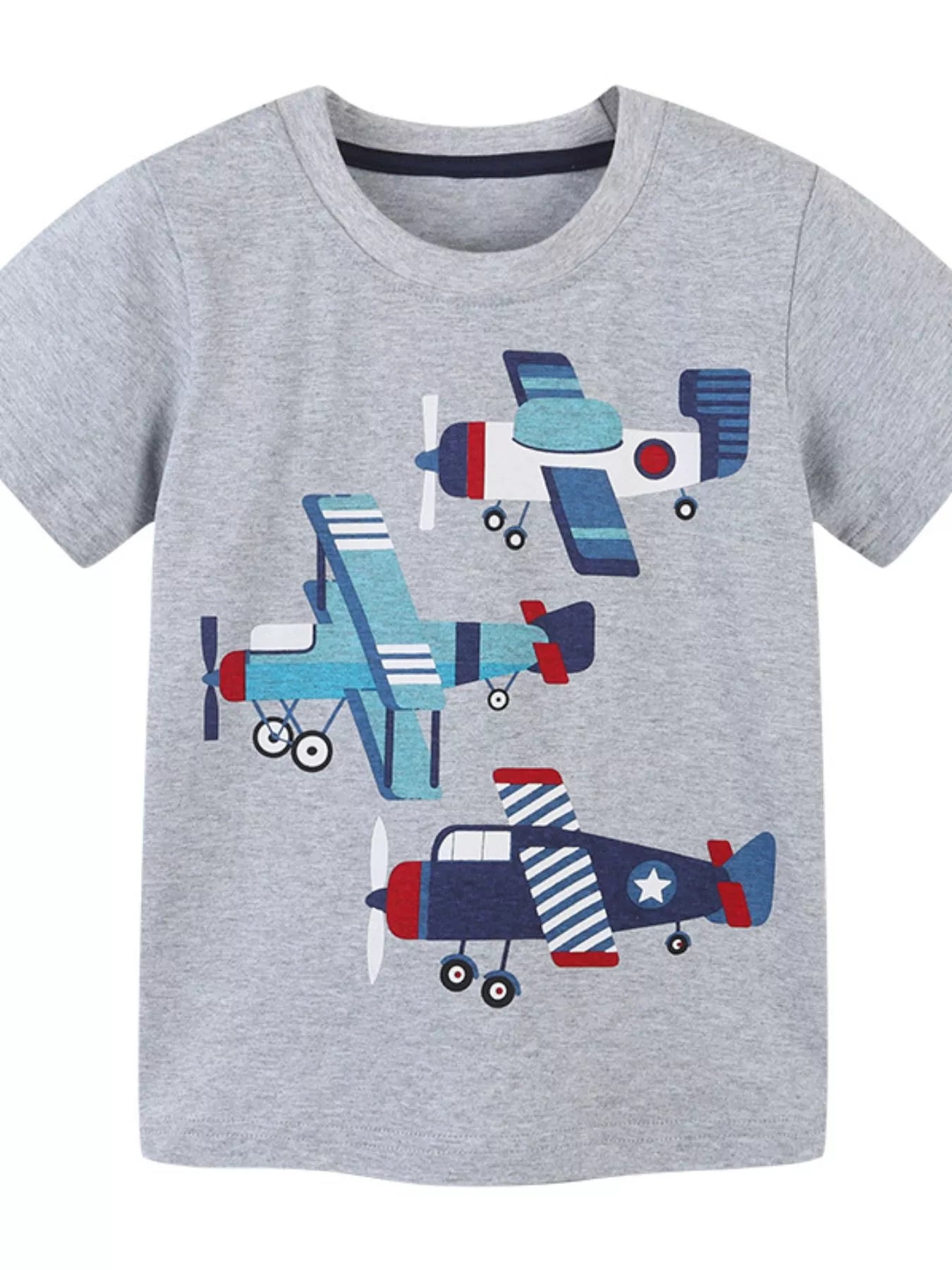 Kids' Airplane Print T-Shirt
