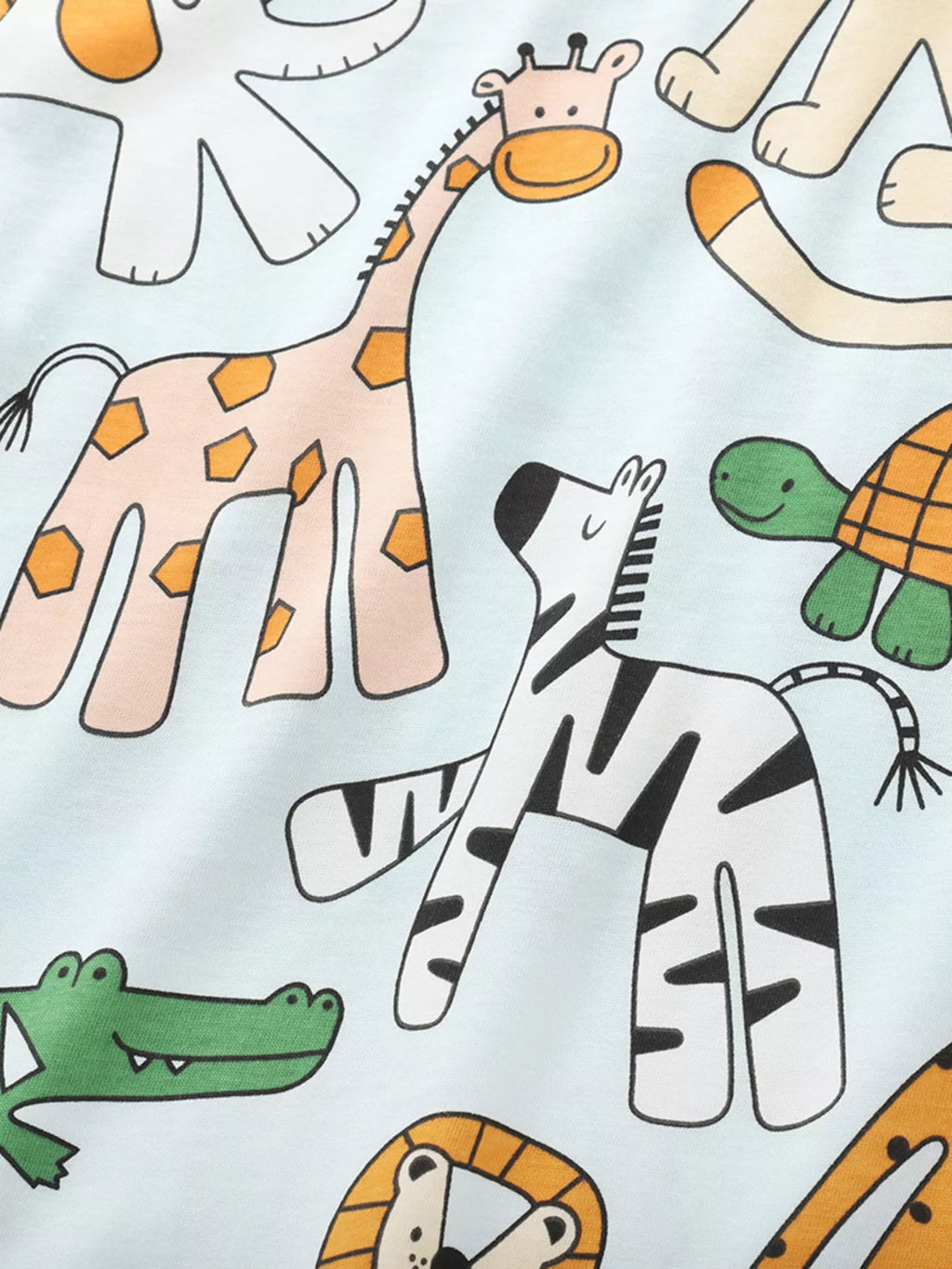 Children's Animal Print Short Sleeve Tee