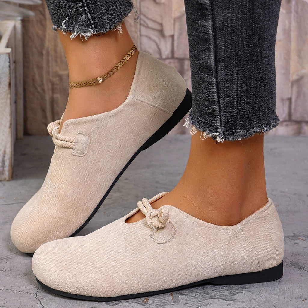 Round Toe Slip-Ons