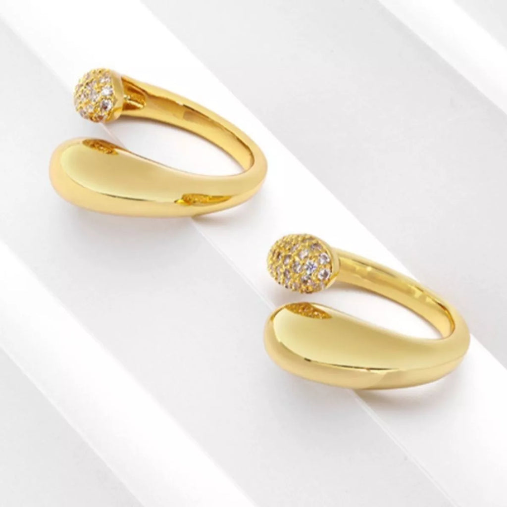 18K Gold-Plated Open Ring