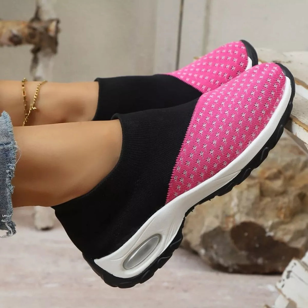 Color Block Mesh Athletic