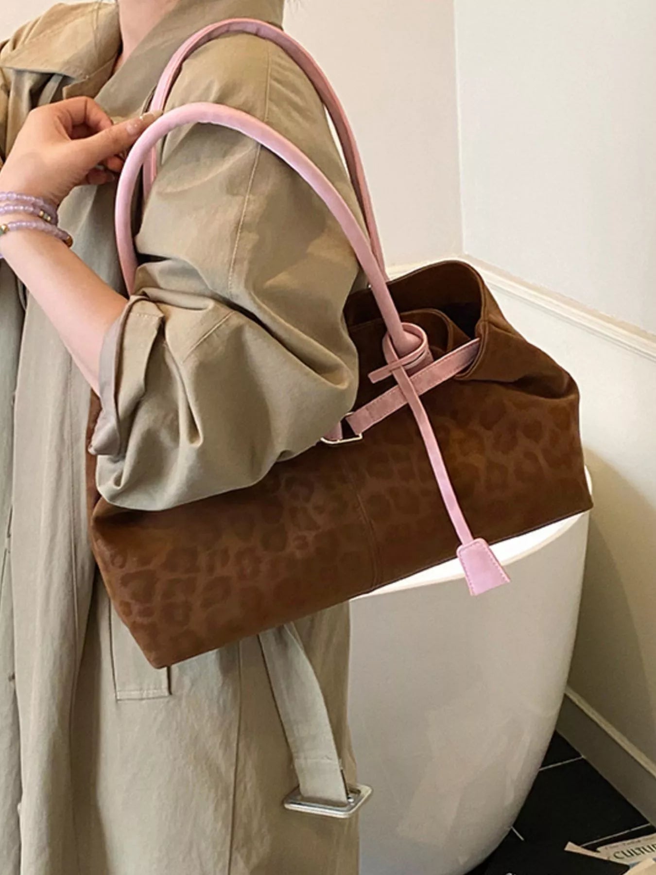Leopard Print Handbag