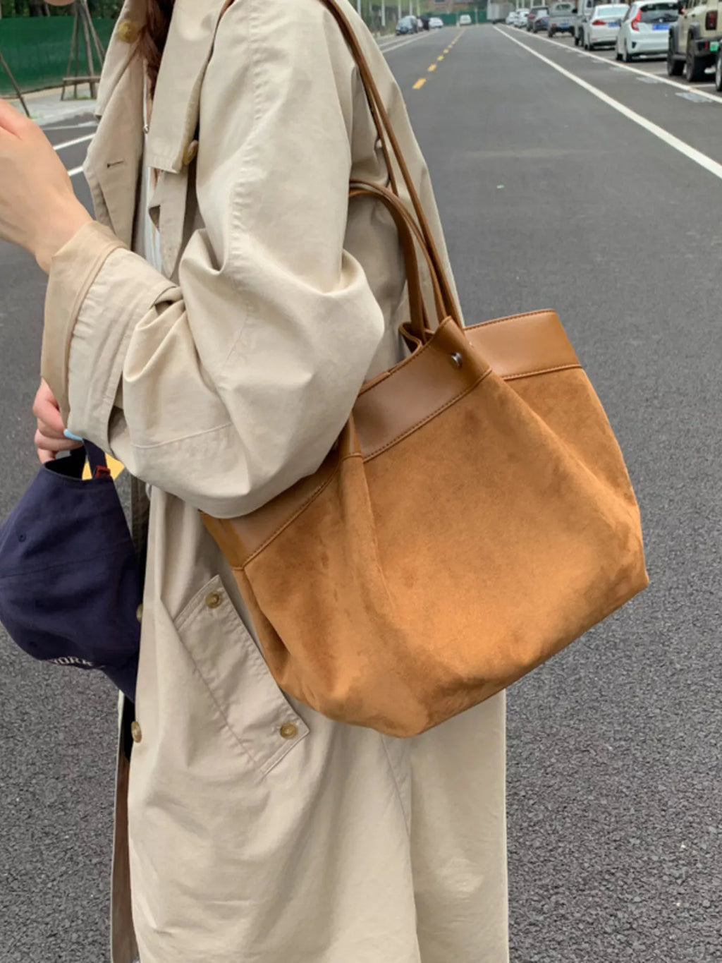 Lightweight Classic Color Tote Bag