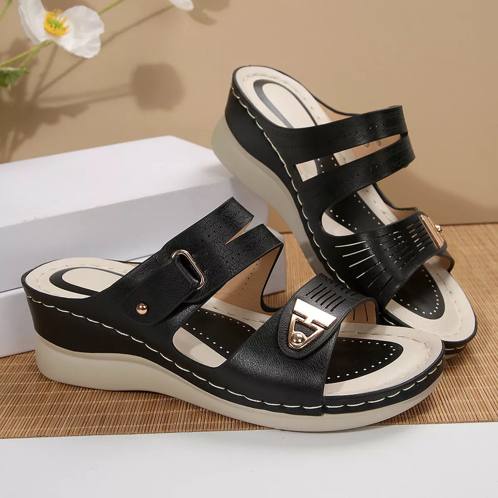 Open Toe Wedge Sandals