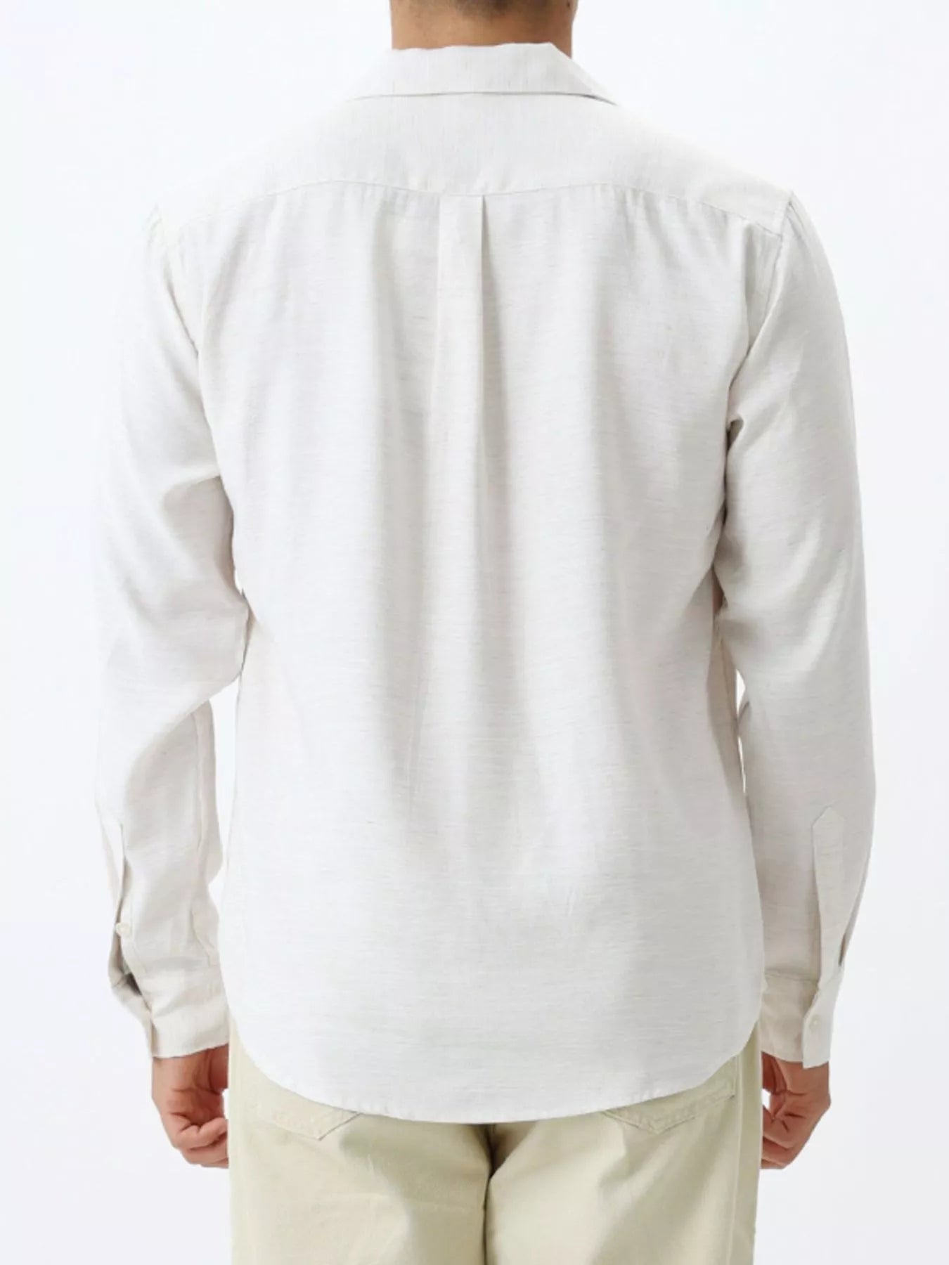 Men's Plus Size Button Up Long Sleeve Shirt